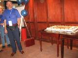 Gerrit Schoenmaker, explaining the audience that there's plenty cake for everyone.